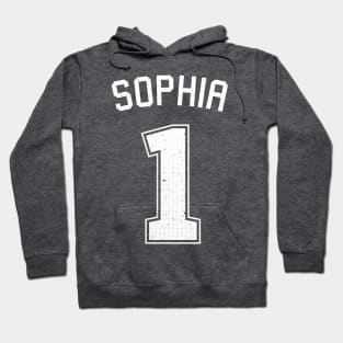 Sophia Number One Athletic Sports Jersey Hoodie